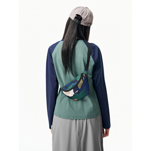 FREEIN原創小衆印花設計胸包男女運動戶外腰包休閒小斜後後背包手機包 FREEIN原創小衆印花設計胸包男女運動戶外腰包休閒小斜後後背包手機包