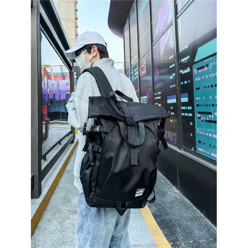 機能風雙肩包男運動登山騎行包大容量後後背包初高中大學生書包電腦包