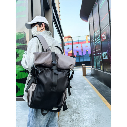 機能風雙肩包男運動登山騎行包大容量後後背包初高中大學生書包電腦包