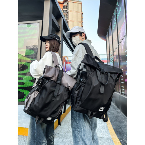 機能風雙肩包男運動登山騎行包大容量後後背包初高中大學生書包電腦包