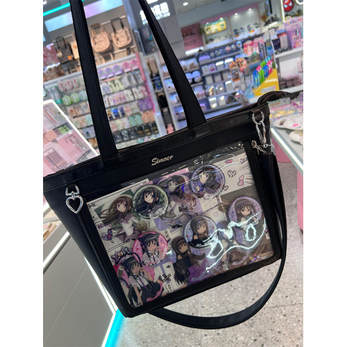 斯莫爾原創日系二次元穀子痛包少女新款大容量吧唧百搭單肩斜後後背包