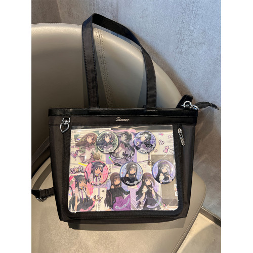 斯莫爾原創日系二次元穀子痛包少女新款大容量吧唧百搭單肩斜後後背包