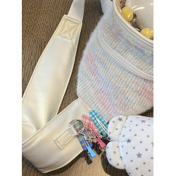 錢一波痛包｜2025秋冬新款彩虹短毛絨10~15cm娃包小食量斜背胸包