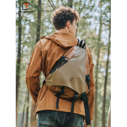 斜背弓箭包戶外徒步登山包防水斜後後背包男士後後背包男輕便單肩包騎行包