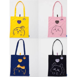 日本chiikawa吉伊卡哇刺綉帆布包卡通小八烏薩奇手提單肩包補課包