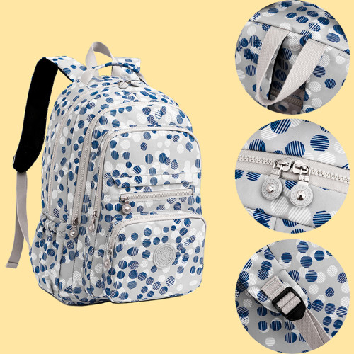 雙肩包ins女潮媽咪包母嬰外出輕便休閒旅行後後背包大容量尼龍布書包 雙肩包ins女潮媽咪包母嬰外出輕便休閒旅行後後背包大容量尼龍布書包