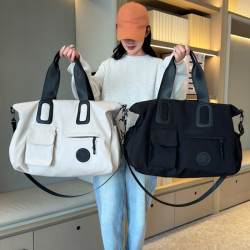 短途旅行包女大容量手提輕便防水行李袋待産收納包運動健身包男款