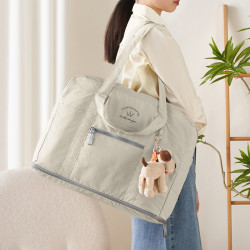 BOTTA DESIGN尼龍旅行包女大容量可擴展折曡可攜式短途出差登機包袋