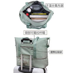 旅行包大容量女超大拉桿手提出差可攜式待産收納包運動健身包行李袋