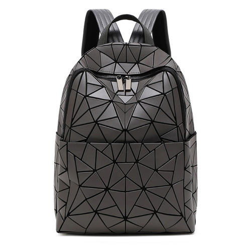 三一宅生2025新款幾何菱格雙肩包女大容量旅行後後背包學生書包電腦包 三一宅生2025新款幾何菱格雙肩包女大容量旅行後後背包學生書包電腦包