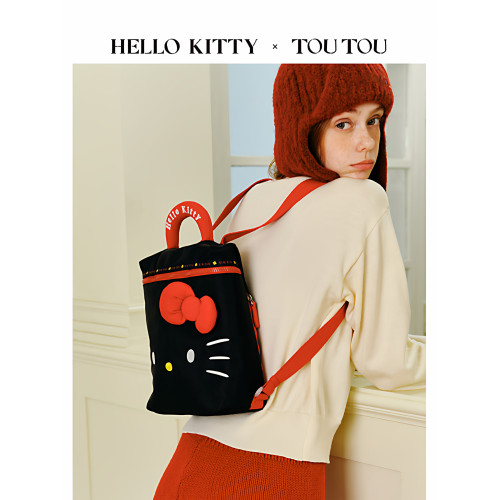 TOUTOUhellokitty新款凱蒂貓正版大容量雙肩包書包旅行輕便後後背包女