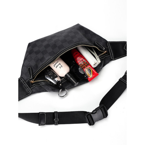 新款格子胸包腰包潮 時尚男包包百搭斜背胸包潮男女包街頭單肩包 新款格子胸包腰包潮 時尚男包包百搭斜背胸包潮男女包街頭單肩包