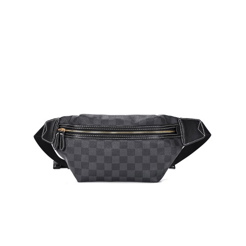 新款格子胸包腰包潮 時尚男包包百搭斜背胸包潮男女包街頭單肩包 新款格子胸包腰包潮 時尚男包包百搭斜背胸包潮男女包街頭單肩包