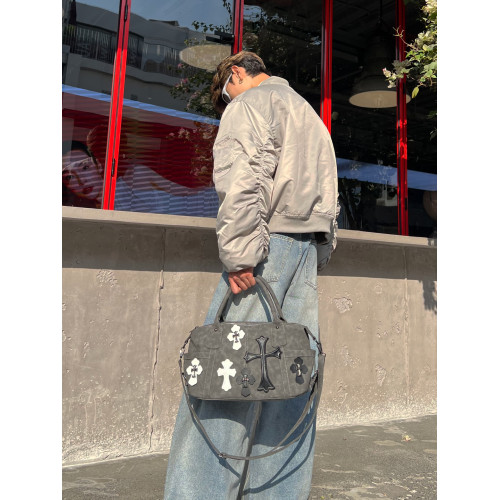 YUEN高級感腋下斜背手提托特枕頭挎包hobo男女pu街頭通勤原宿後後背包