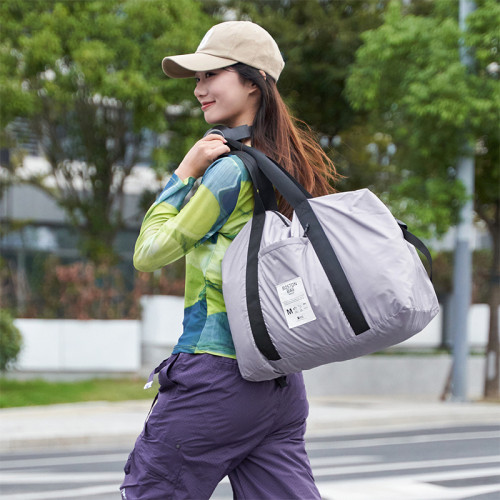 新升級大容量可折曡輕便旅行袋手提旅行後後背包可套拉桿箱防水旅行包