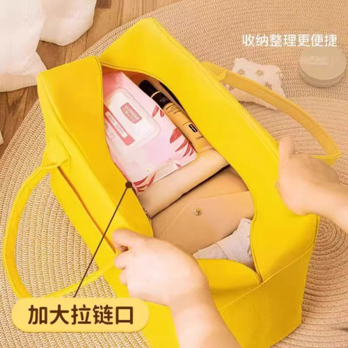 卡通包旅行包收納手提包大容量兒童行李袋拉桿箱行李包毛氈包輕便