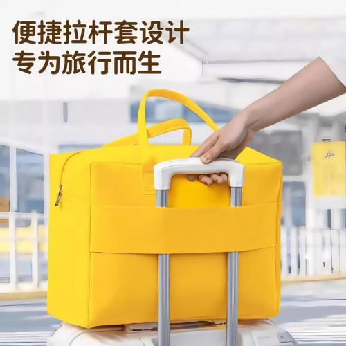 卡通包旅行包收納手提包大容量兒童行李袋拉桿箱行李包毛氈包輕便