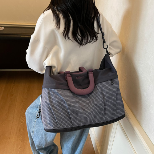 輕便旅行裝衣服大包出門套拉桿包健身可擴容乾濕分離行李包待産包 輕便旅行裝衣服大包出門套拉桿包健身可擴容乾濕分離行李包待産包