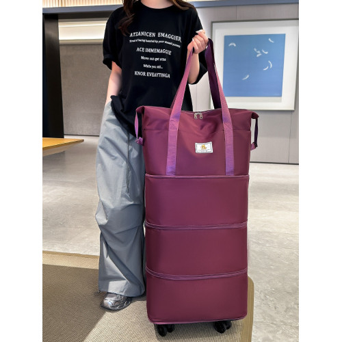 萬向輪旅行包大容量女超大拉桿手提輕便出差待産收納包旅遊行李袋 萬向輪旅行包大容量女超大拉桿手提輕便出差待産收納包旅遊行李袋