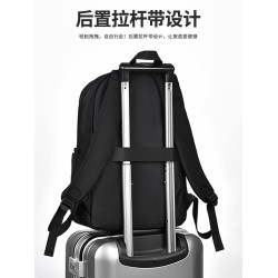男士輕便商務雙肩包休閒戶外徒步後後背包工作電腦包防水大學生書包包
