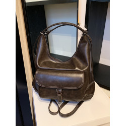 美拉德復古腋下包包女秋季2024新款潮韓國單肩大容量托特包雙肩包