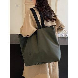 百搭托特旅行購物大包時尚輕便防水潑行李袋男女同款運動健身休閒