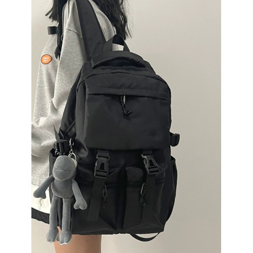 書包女初中生大容量中學生潮牌雙肩包森系電腦旅行後後背包高中生男款 書包女初中生大容量中學生潮牌雙肩包森系電腦旅行後後背包高中生男款