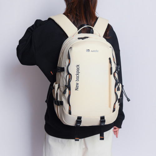 2026新款戶外雙肩包男女大容量徒步登山包學生書包防水後後背包