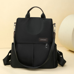 淘小奇潮流時尚百搭雙肩包女士休閒通勤大容量旅行包高級感後後背包