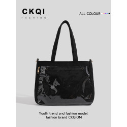 日系大食量痛包日常休閒手提單肩包甜酷龐克風通勤托特包女大容量