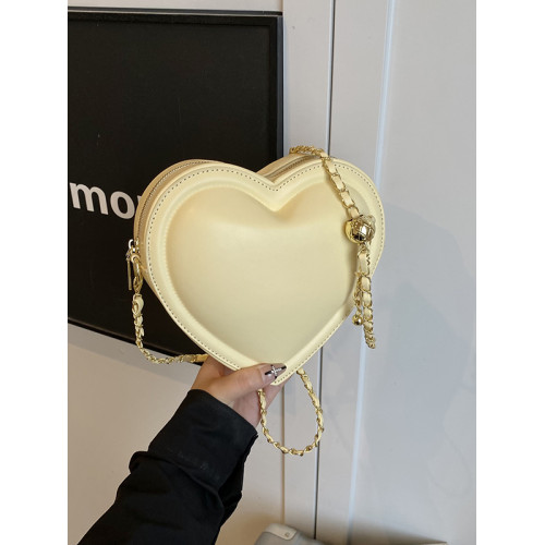 高級感小衆設計包包女2025新款潮流時尚個性鏈條單肩斜後後背包愛心包 高級感小衆設計包包女2025新款潮流時尚個性鏈條單肩斜後後背包愛心包