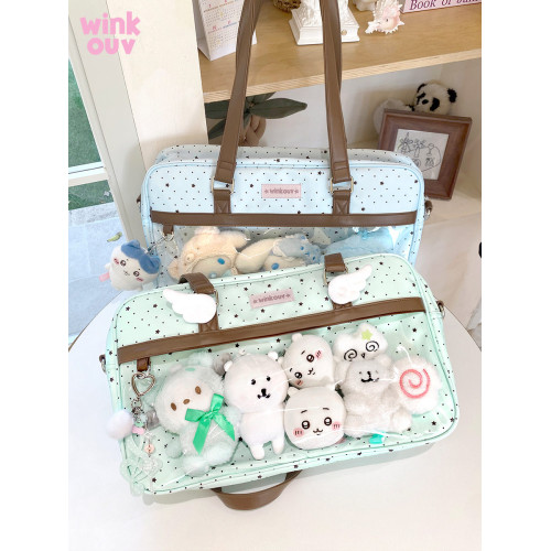 winkouv星冰樂痛包日常款追星單肩製服斜背外出小食量大容量娃包 winkouv星冰樂痛包日常款追星單肩製服斜背外出小食量大容量娃包