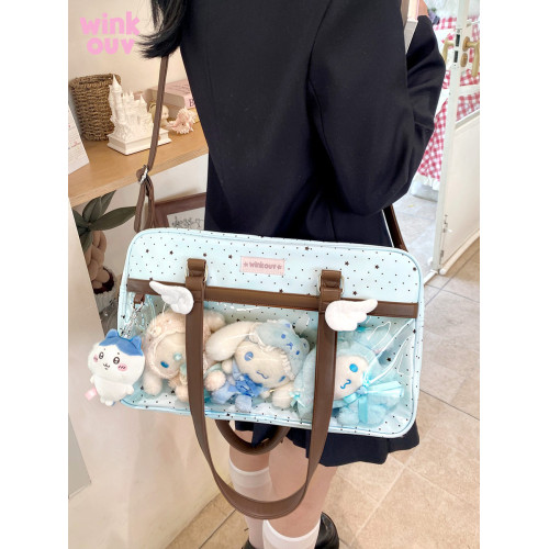 winkouv星冰樂痛包日常款追星單肩製服斜背外出小食量大容量娃包 winkouv星冰樂痛包日常款追星單肩製服斜背外出小食量大容量娃包
