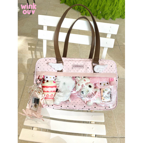 winkouv星冰樂痛包日常款追星單肩製服斜背外出小食量大容量娃包 winkouv星冰樂痛包日常款追星單肩製服斜背外出小食量大容量娃包