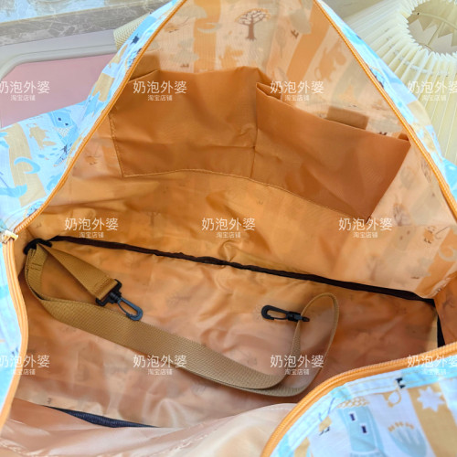 新姆明卡通折曡行李袋分裝衣物旅行包可攜式手提斜後後背包大容量收納包 新姆明卡通折曡行李袋分裝衣物旅行包可攜式手提斜後後背包大容量收納包