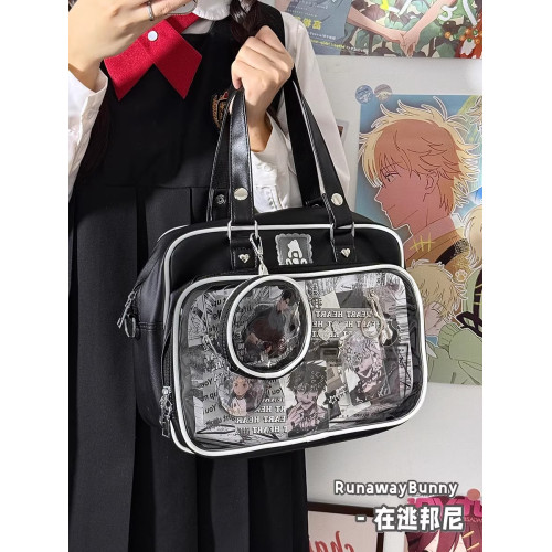 日常痛包斜背小食量原創女生jk製服包娃包二次元通勤手提單肩包女