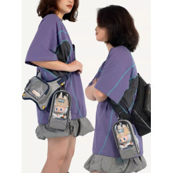 NULLBAG空形原創labubu娃包掛包痛包17cm棉花娃娃掛飾太空艙