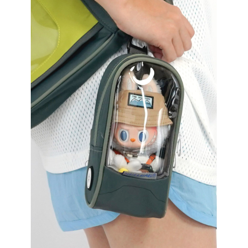 NULLBAG空形原創labubu娃包掛包痛包17cm棉花娃娃掛飾太空艙