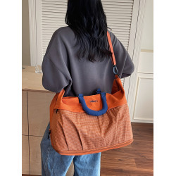 大容量旅行包女短途出差行李包旅遊收納輕便手提包時尚運動健身包