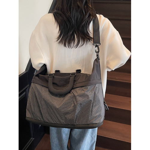 大容量旅行包女短途出差行李包旅遊收納輕便手提包時尚運動健身包