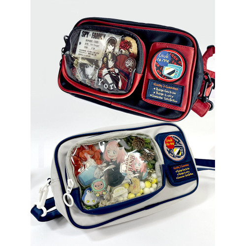 nullbag空形原創撞色斜後後背包日常小食量痛包尼龍學生吧唧包曬娃包 nullbag空形原創撞色斜後後背包日常小食量痛包尼龍學生吧唧包曬娃包