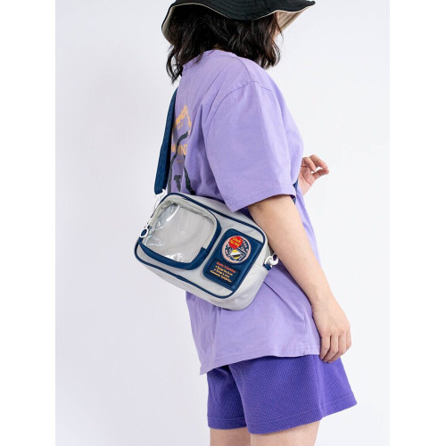 nullbag空形原創撞色斜後後背包日常小食量痛包尼龍學生吧唧包曬娃包 nullbag空形原創撞色斜後後背包日常小食量痛包尼龍學生吧唧包曬娃包