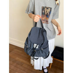 時尚簡約休閒尼龍包包女2025新款潮洋氣夏季雙肩包日韓單肩包後後背包