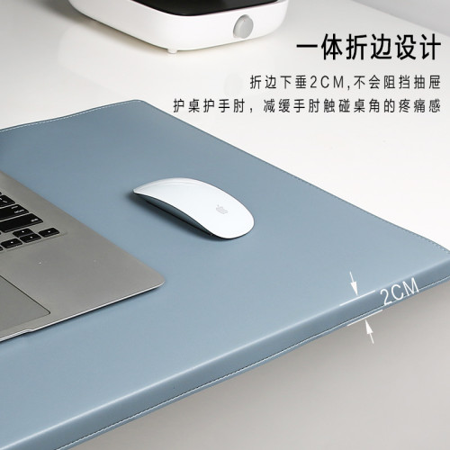 辦公桌桌面墊掛釦邊超大號學生寫字台桌墊折邊護肘電腦滑鼠鍵盤墊