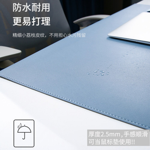 辦公桌桌面墊掛釦邊超大號學生寫字台桌墊折邊護肘電腦滑鼠鍵盤墊