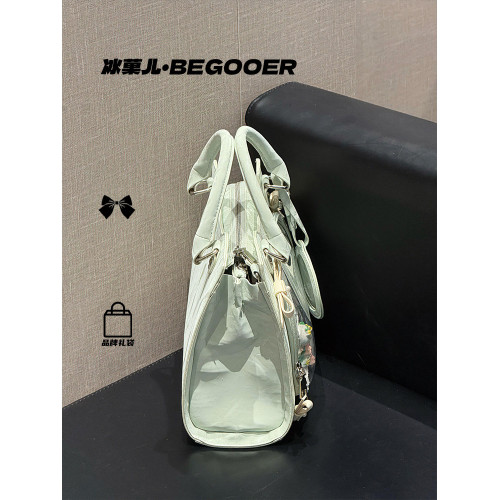 BEGOOER原創二次元蝴蝶結痛包女小食量吧唧痛包大容量單肩斜後後背包