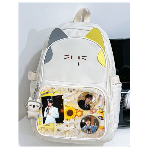 宋亞軒周邊時代少年團吧唧雙肩痛包單肩包大容量貓貓包通勤上學