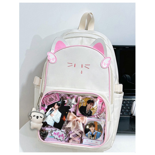 宋亞軒周邊時代少年團吧唧雙肩痛包單肩包大容量貓貓包通勤上學