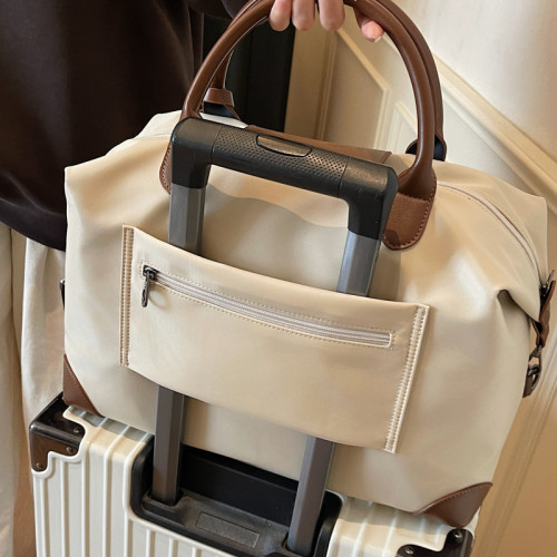 短途出差旅行包女大容量可登機手提包男百搭旅遊單肩包收納訓練包