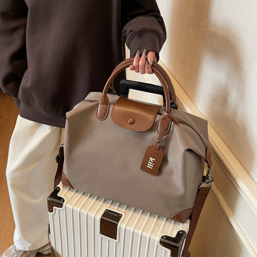 短途出差旅行包女大容量可登機手提包男百搭旅遊單肩包收納訓練包